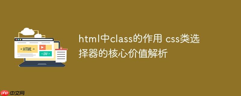 html中class的作用 css類選擇器的核心價值解析-小浪學習網