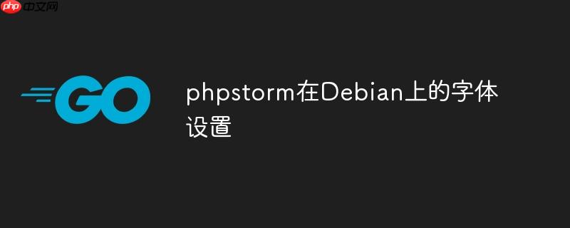 phpstorm在Debian上的字體設(shè)置-小浪學(xué)習(xí)網(wǎng)