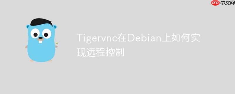 Tigervnc在Debian上如何實現遠程控制-小浪學習網