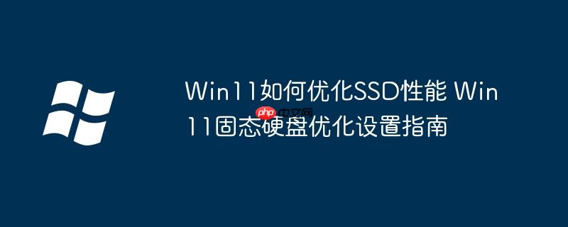 Win11如何優化SSD性能 Win11固態硬盤優化設置指南