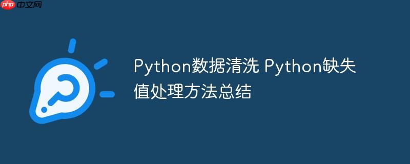 Python數(shù)據(jù)清洗 Python缺失值處理方法總結(jié)-小浪學(xué)習(xí)網(wǎng)