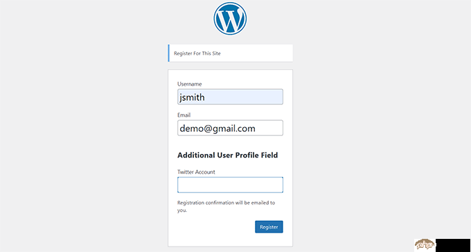 如何在 WordPress 注冊中添加其他用戶配置文件字段
