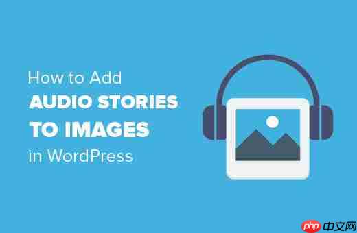 如何在 WordPress 中將音頻故事添加到圖像中-小浪學(xué)習(xí)網(wǎng)