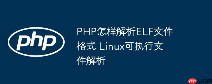 PHP怎樣解析ELF文件格式 Linux可執(zhí)行文件解析