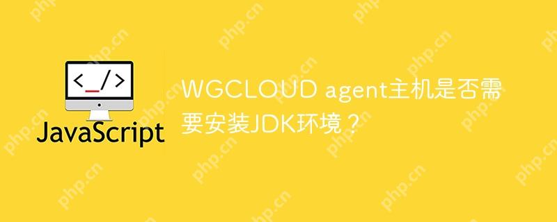 WGCLOUD agent主機(jī)是否需要安裝JDK環(huán)境？-小浪學(xué)習(xí)網(wǎng)