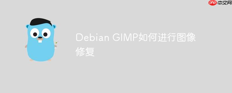 Debian GIMP如何進行圖像修復(fù)-小浪學(xué)習(xí)網(wǎng)