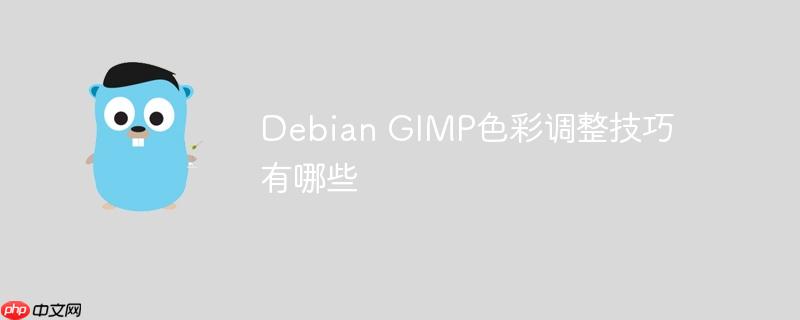 Debian GIMP色彩調整技巧有哪些-小浪學習網
