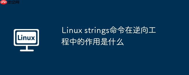 Linux strings命令在逆向工程中的作用是什么-小浪學習網