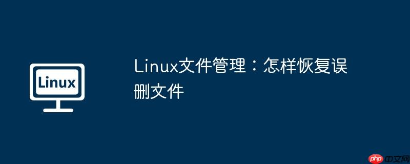 Linux文件管理：怎樣恢復(fù)誤刪文件-小浪學(xué)習(xí)網(wǎng)