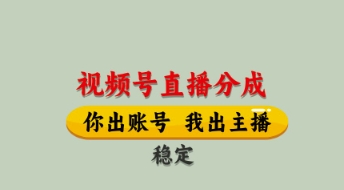 視頻號直播分成，全程托管招募，單月輕松變現8k【揭秘】-小浪學習網